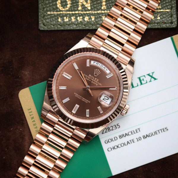 Rlx_Oystr_Perpetual Day Date Watch WITH ORIGNAL BOX