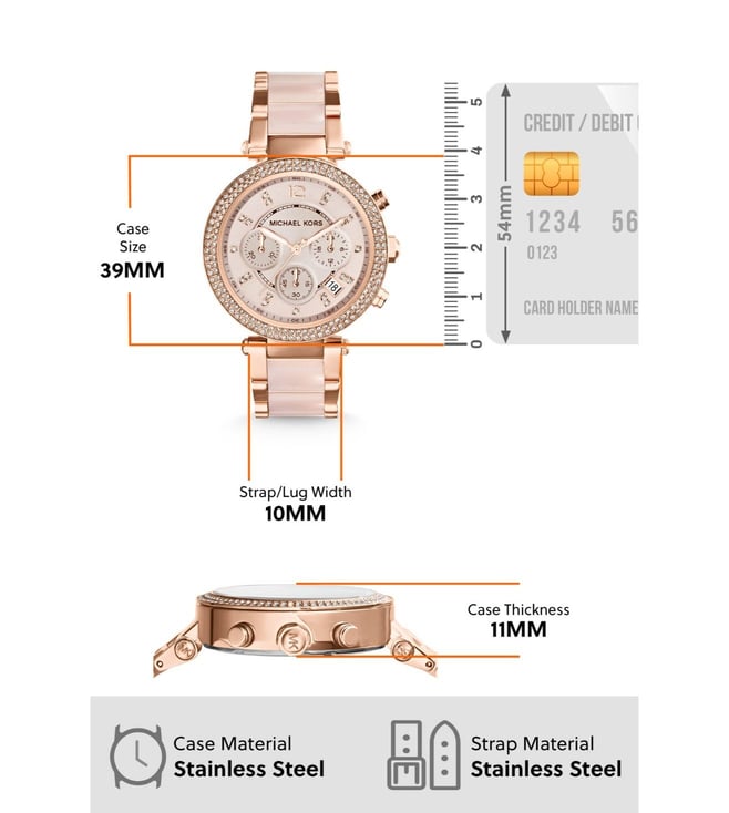 MICHAEL Michael Kors MK5896 Parker Chronograph Watch for Women