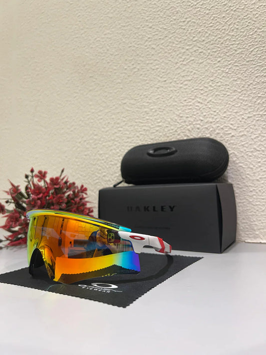 OAKLEY Encoder Sports Sunglasses (RED WHITE)