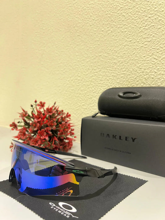 OAKLEY Encoder Sports Sunglasses (BLACK GREEN)