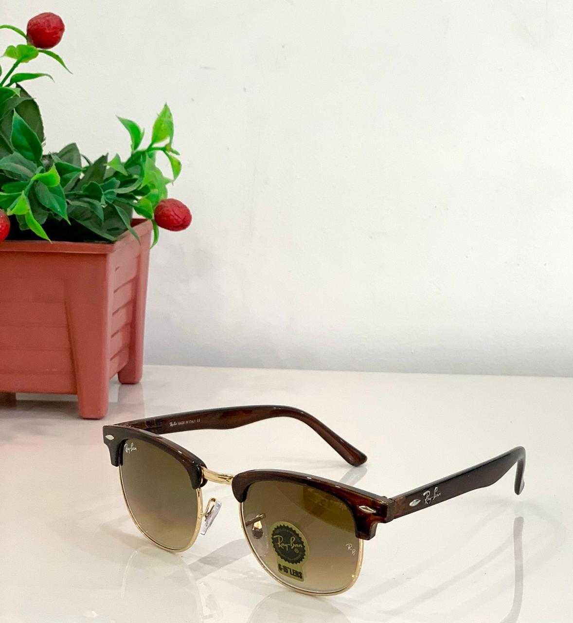 RAYBAN ||CLUBMASTER LIMITED EDITION ||WITH G15 UV PROTECTION LENS